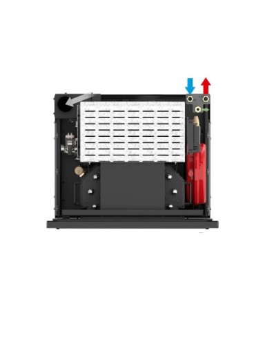 Estufa de pellets insertable hidro Manau-kea 15kw