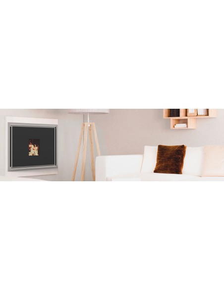 Estufa de pellets insertable hidro Manau-kea 15kw