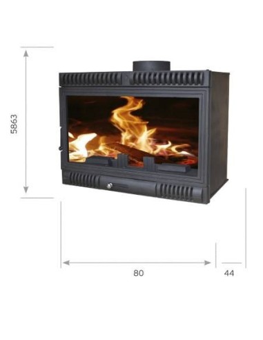 Cassete 80 fundición 17kW NUSA