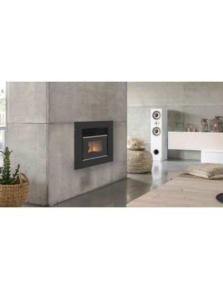 Chimenea de pellets Insertable canalizable - LLaima 12 kW
