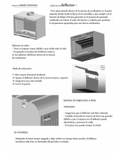 Placa trasera fundición Insert 17kw Granada - Fireco-... 2