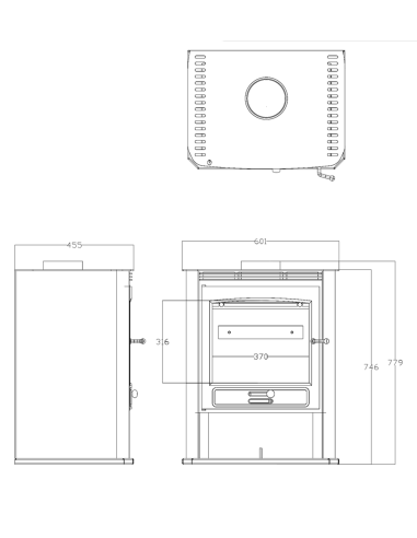 Estufa de leña - Arcadia 8 Kw