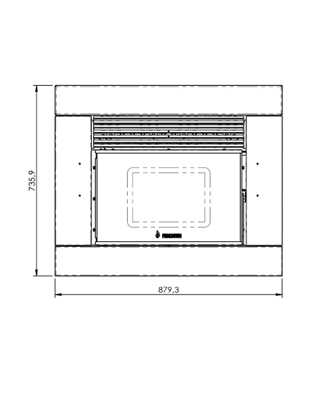 Motor alimentador Insert pellet Llaima 12kW