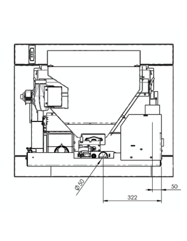 Motor alimentador Insert pellet Llaima 12kW