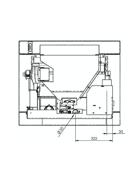 Motor alimentador Insert pellet Llaima 12kW