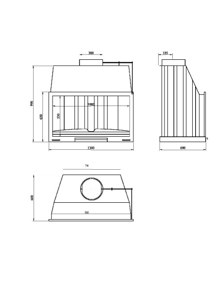 Hogar 100 puerta panorámica 20 Kw