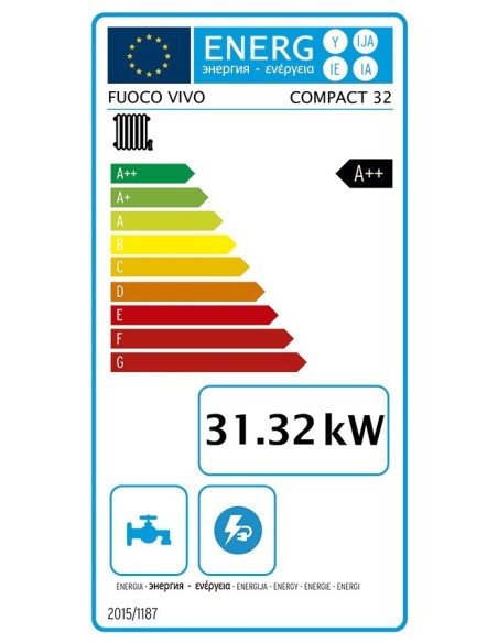 Caldera pellets 32kW - Compact